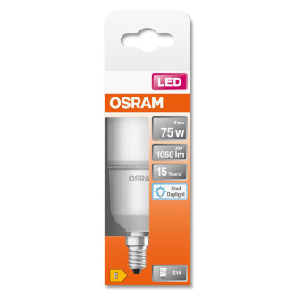 LED žiarovka E14 10W  75W 1050lm 6500K Cold 200° OSRAM STAR STICK