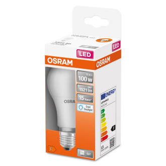 LED žiarovka E27 A60 13W  100W 1521lm 6500K Cold 180° OSRAM STAR