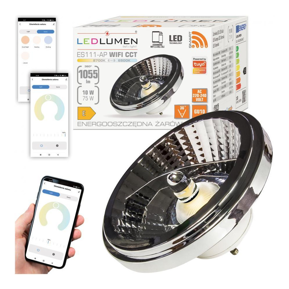 LED žiarovkaES111 10W CCT WIFI TUYA SMART