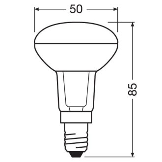 LED žiarovka E14 R50 2,6W  40W 210lm 2700K Warm 36° OSRAM Parathom