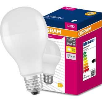 LED žiarovka E27 A60 19W  150W 2452lm 2700K Warm 360° OSRAM Value