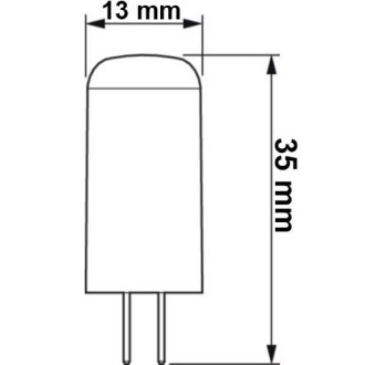 LED žiarovka G4 kapsula 2,7W  28W 315lm 2700K teplá 12V PHILIPS CorePro