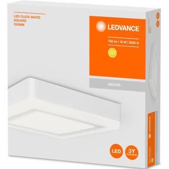 LED panel na povrchovú montáž CLICK WHITE 16W 750lm 3000K Warm 20cm LEDVANCE