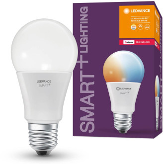 E27 A60 9W 806lm CCT LEDVANCE SMART+ ZigBee stmievateľná LED žiarovka