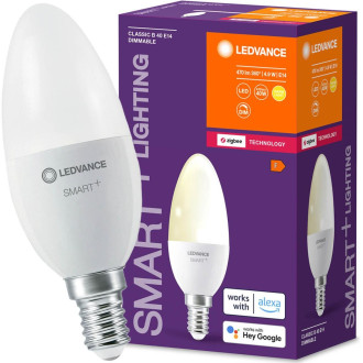 LED žiarovka E14 B40 4,9W 470lm 2700K Warm LEDVANCE SMART+ ZigBee Dimmable