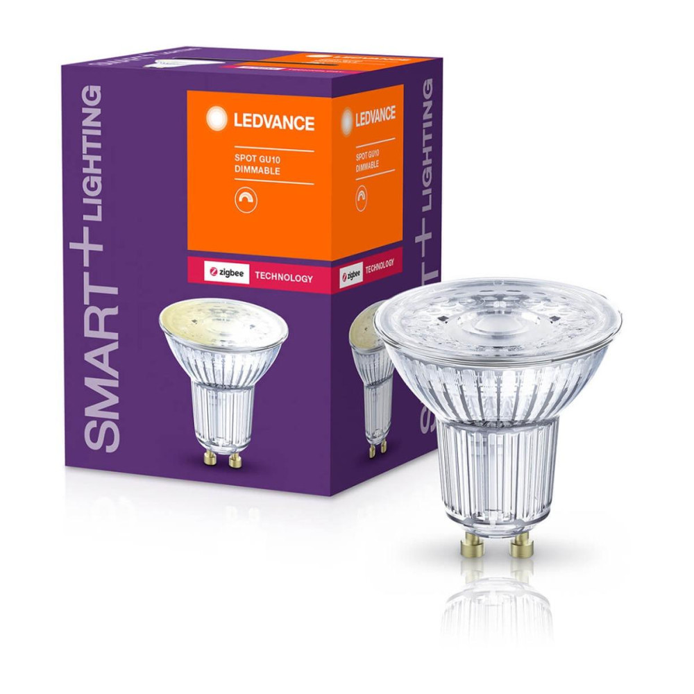 LED GU10 4,7W 350lm 2700K Teplá LEDVANCE SMART+ ZigBee stmievateľná žiarovka