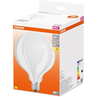 LED žiarovka E27 G125 17W  150W 2542lm 2700K Warm 320° Filament OSRAM STAR