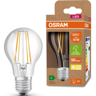 LED žiarovka A60 E27 2,5W  40W 525lm 3000K Warm 360° Filament OSRAM ULTRA EFFICIENT