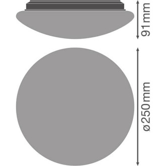 LED stropný plafón SURFACE CIRCULAR 25cm 13W 960lm 4000K IP44 LEDVANCE