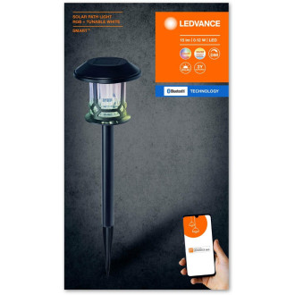 Inteligentné solárne záhradné svietidlo LEDVANCE CCT + RGB IP44 SMART+ BLUETOOTH