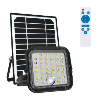 Solárny LED reflektor MHCS 10W 4000K PREMIUM