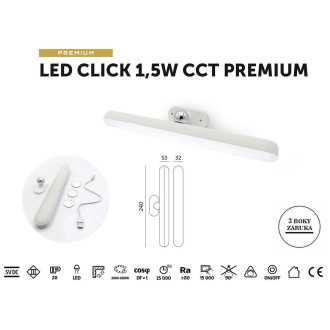 LED svietidlo  5V/1,5W CCT PREMIUM