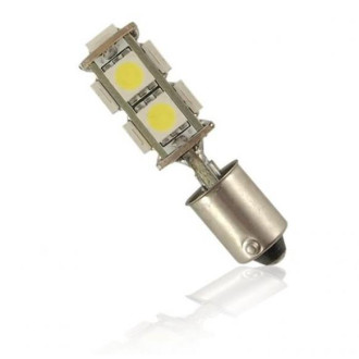 LED auto žiarovka T4W BA9s can bus 9 SMD 5050 Canbus-resistor