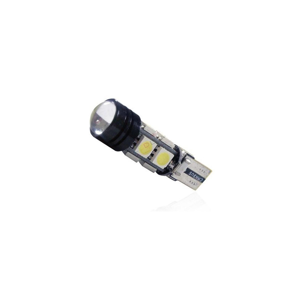 LED auto žiarovka 8 SMD5050 + HP LED,  T10