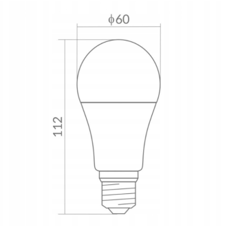 LED žiarovka - E27 - 10W - 24V - neutrálna biela