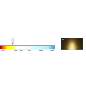 LED žiarovka - ecoPLANET - E27 - 10W - sviečka - 880Lm - teplá biela