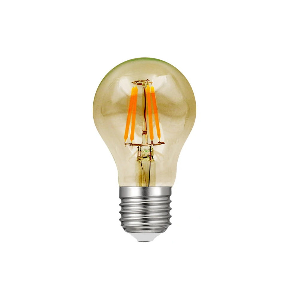 LED žiarovka AMBER - A60 - E27 - 8W