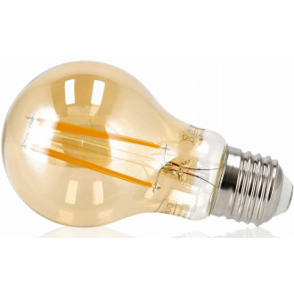 LED žiarovka AMBER - A60 - E27 - 8W