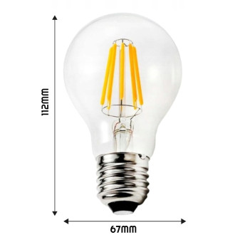 LED žiarovka E27 A60 12W neutrálna biela