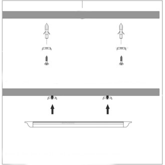 8x LED panel ECOLIGHT - EC79935 - 120cm - 36W - 230V - 3600Lm - neutrálna biela