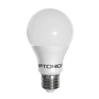 LED Žiarovka - OPTONICA LED - E27 / A60 - 10W - 806LM - Studená Biela + Záruka 5 Rokov