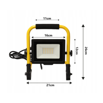 LED reflektor 50W IP65 so stojanom - neutrálna biela