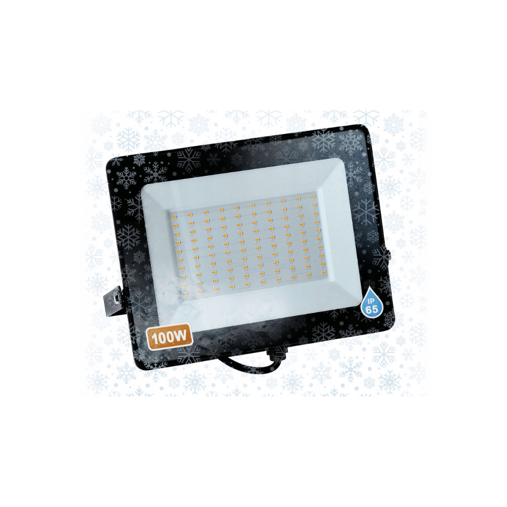 LED reflektor IVO-2 100W - teplá biela