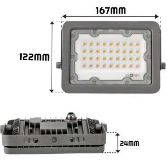 LED reflektor 30W 3000l PREMIUM LINE - neutrálna biela