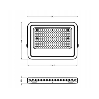 LED reflektor PREMIUM LINE - 150W - IP65 - studená bílá