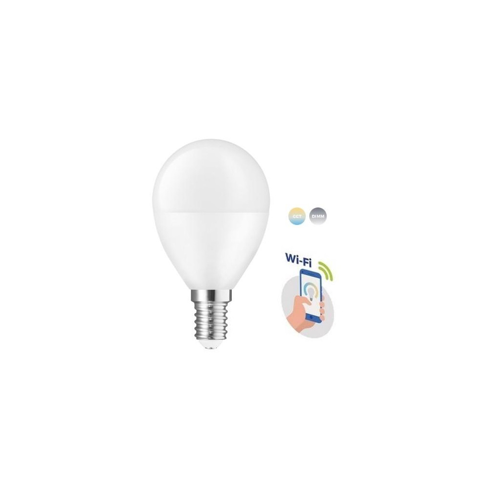 SMART LED Žiarovka - SPECTRUM - E14 - 5W - 420LM - CCT - WiFi