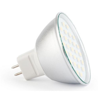 LEDLUX - LED Žiarovka - 5,5W - 500lm - 120° - 12V - Teplá Biela / 3000°K - MR16