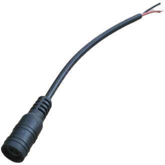 ecoLIGHT - Napájací konektor s vodičom - samica - DC 2.1/5.5