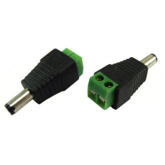 ECOLIGHT - NAPÁJACÍ KONEKTOR - SAMEC - DC 2.1/5.5mm