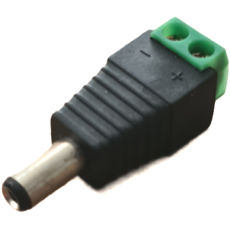 ECOLIGHT - NAPÁJACÍ KONEKTOR - SAMEC - DC 2.1/5.5mm