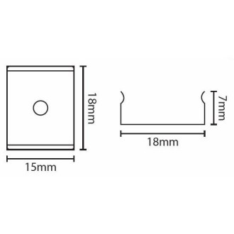 Úchyt Pre Profil MiniLUX - 1ks