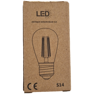 LED Žiarovka - Filament - SYNTRON - E27 - 2W - 200LM - Teplá Biela