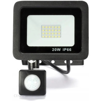 SYNTRON - LED Reflektor + Senzor Pohybu PIR - 20W - 1800lm - 120° - 230V - IP66 - Neutrálna Biela / 4000°K