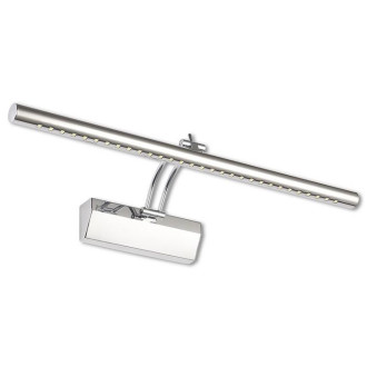 BERGE - Kúpeľňové svietidlo nad zrkadlo BRUNO - 5W - 40cm - Teplá Biela / 3000°K - lesklý chróm