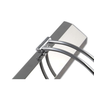 BERGE - Kúpeľňové svietidlo nad zrkadlo BRUNO - 5W - 40cm - Teplá Biela / 3000°K - lesklý chróm