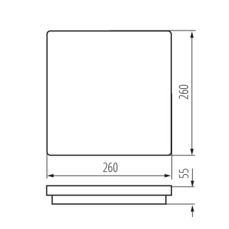 KANLUX - Plafónové Svietidlo BENO LED - 24W - Neutrálna Biela - Čierne