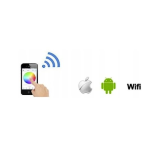 Ovládač pre Jednofarebné LED pásiky - WiFi - Android / iOS 96w