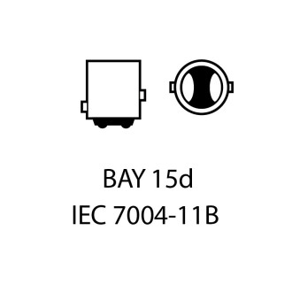 EPL189 - LED Žiarovka - EINPARTS - P21/5W - 1157 - DVOJFAREBNÁ BIELA / ORANŽOVÁ