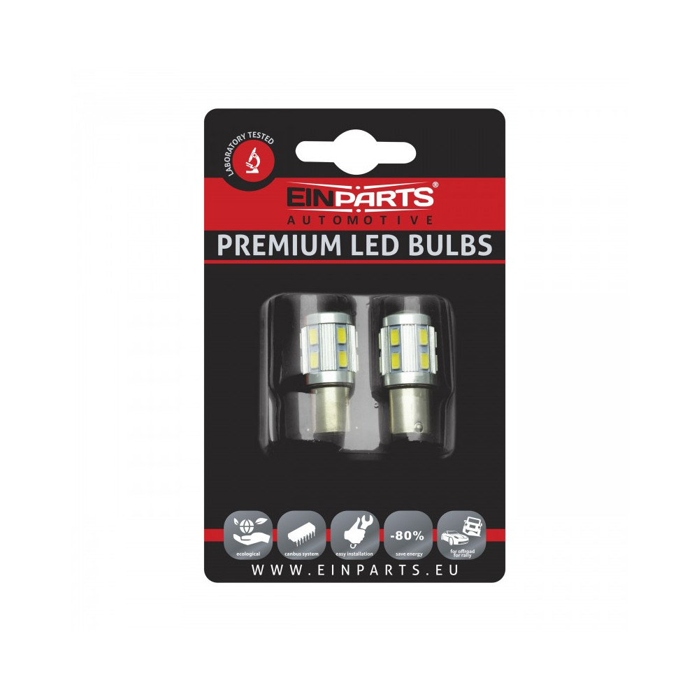 EPL112 - LED Žiarovka - P21W - 11xSMD 5630 - CANBUS - 2 ks