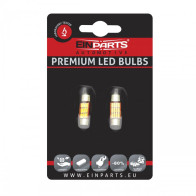 EINPARTS - 2 ks - LED Žiarovka EPL204 - C5W - 32mm - Studená biela / 6000°K - CANBUS