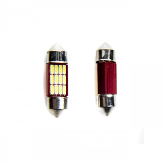 EINPARTS - 2 ks - LED Žiarovka EPL204 - C5W - 32mm - Studená biela / 6000°K - CANBUS