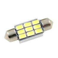 INTERLOOK - 1ks - LED Auto Žiarovka - C10W - 2,25W - 42mm - Studená Biela / 6000°K - CANBUS