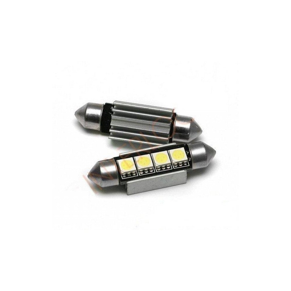 INTERLOOK - 1ks - LED Auto Žiarovka - C10W - 2W - 42mm - Studená Biela / 6000°K - CANBUS