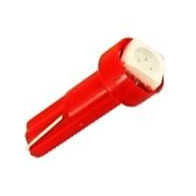 INTERLOOK - 1ks - LED Auto Žiarovka - T5 - 0.5W - Červená