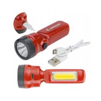 LED dobíjacie svietidlo USB + kábel 2v1