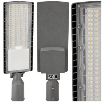 Pouličné svietidlo LED 50W 6000lm ALUMINIUM